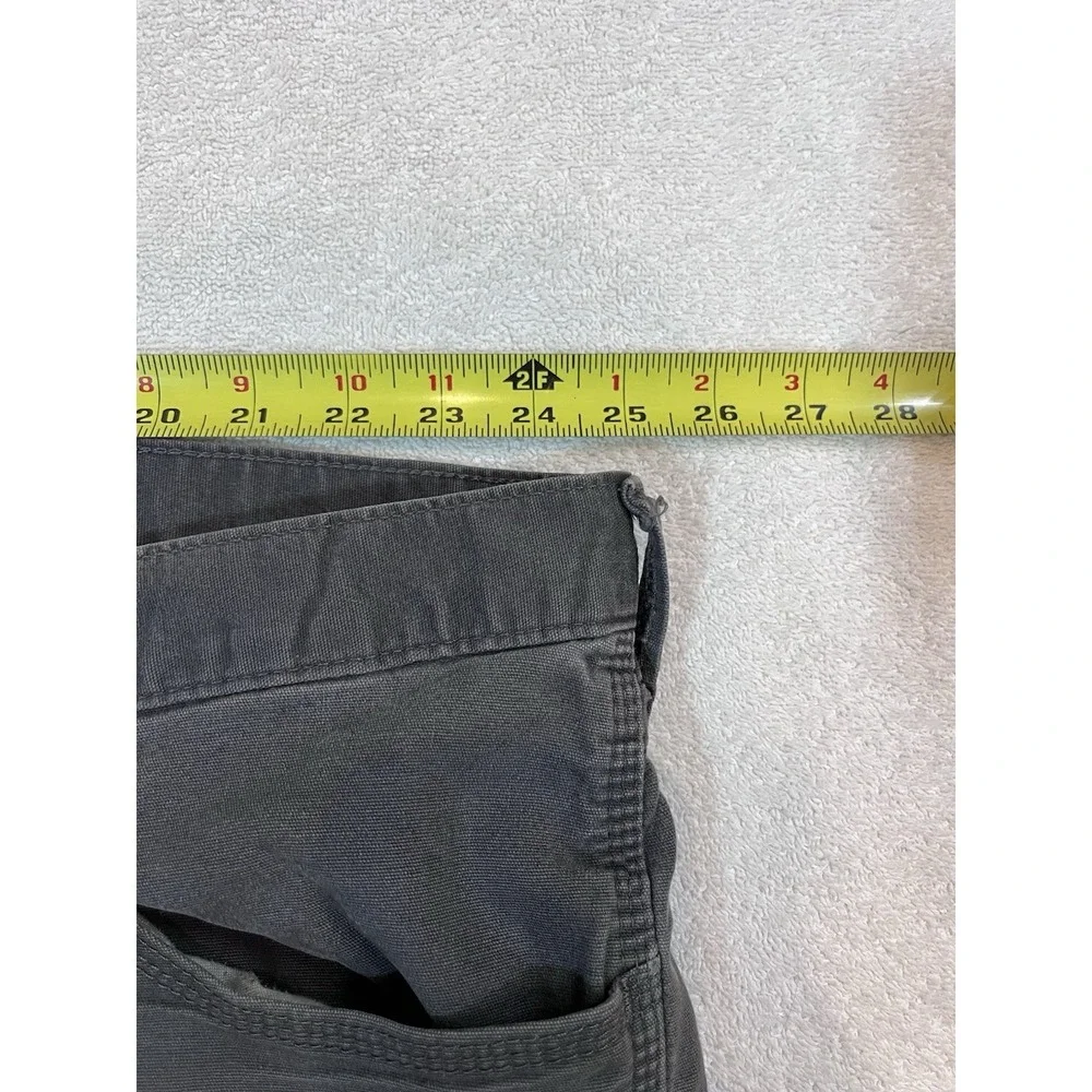 Ariat Rebar M4 Pants Mens 50x32 Gray Relaxed Straight Canvas Carpenter Workwear